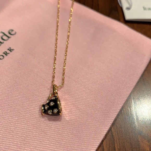 🆕 Kate Spade ♠️ New York Alice in Wonderland Teacup Mini Pendant Neclace NWT - Picture 5 of 6